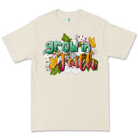 Bone Grow In Faith Premium Tee - LillyAllenDesigns