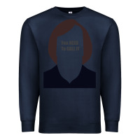 Navy anton chigurh   you need to call it (no country for old men) Premium Sweatshirt - lanVoArt