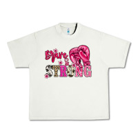 Pistachio brave and strong Urban Heavy Tee - NancyCooperArtShop