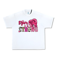White brave and strong Urban Heavy Tee - NancyCooperArtShop