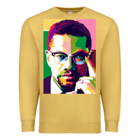 Antique Gold malcolm x Premium Sweatshirt - lanVoArt