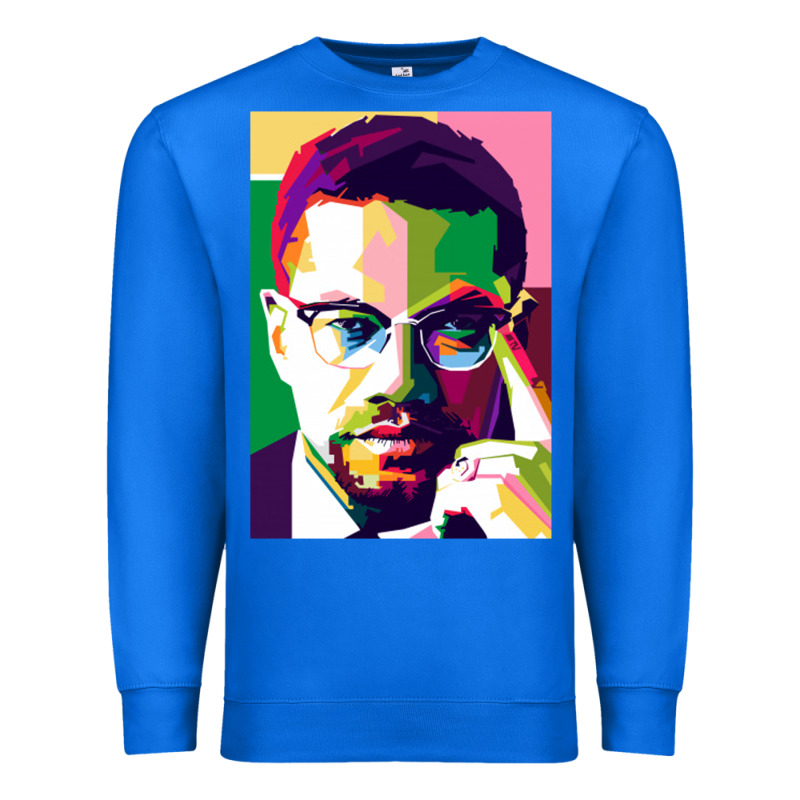 Malcolm X Premium Sweatshirt by lanVoArt | Teevron