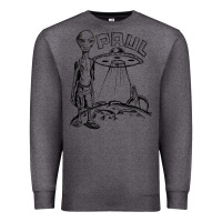 Charcoal Heather the alien paul Premium Sweatshirt - lanVoArt