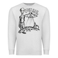 Oatmeal Heather the alien paul Premium Sweatshirt - lanVoArt