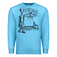 Ocean Blue the alien paul Premium Sweatshirt - lanVoArt