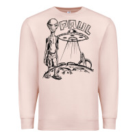 Pale Pink the alien paul Premium Sweatshirt - lanVoArt