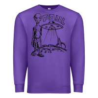 Purple the alien paul Premium Sweatshirt - lanVoArt