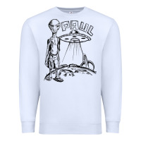 White the alien paul Premium Sweatshirt - lanVoArt