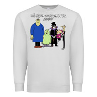 Dove Grey 60s milton the monster show characters and logotype Premium Sweatshirt - lanVoArt