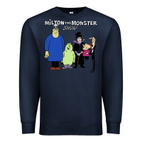 Navy 60s milton the monster show characters and logotype Premium Sweatshirt - lanVoArt