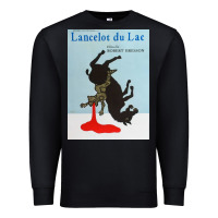 Black lancelot du lac   robert bresson film Premium Sweatshirt - lanVoArt
