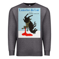 Charcoal Heather lancelot du lac   robert bresson film Premium Sweatshirt - lanVoArt