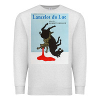 Oatmeal Heather lancelot du lac   robert bresson film Premium Sweatshirt - lanVoArt