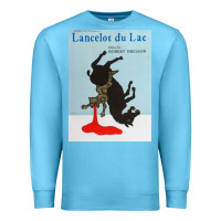 Ocean Blue lancelot du lac   robert bresson film Premium Sweatshirt - lanVoArt
