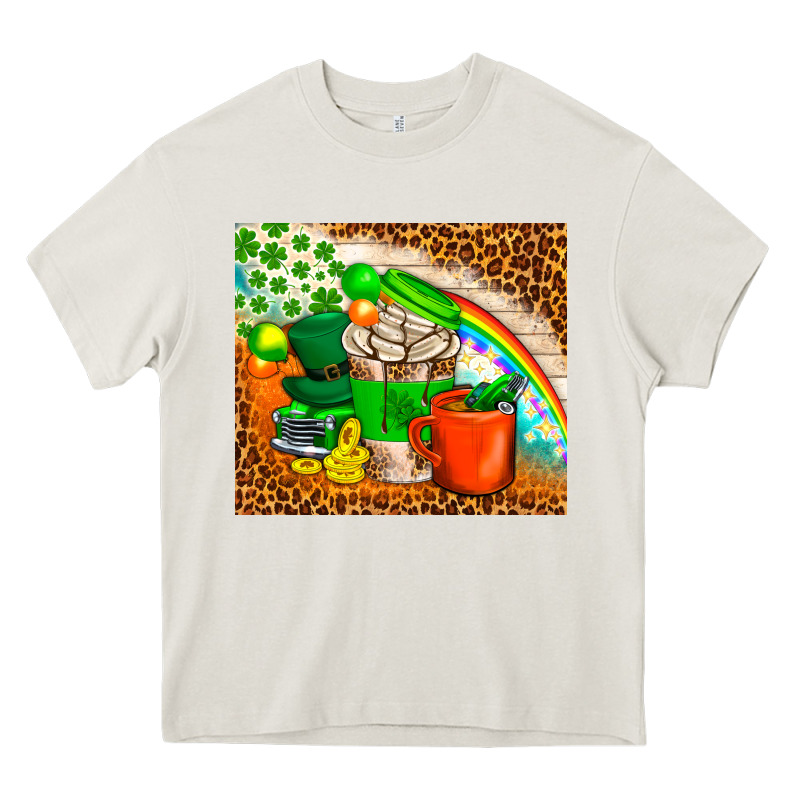 Coffee Cups St Patricks Day Tumbler Heavy Core Tee by BundleAndBundleShop | Teevron