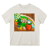 Cream Coffee Cups St Patricks Day Tumbler Heavy Core Tee - BundleAndBundleShop