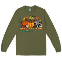 Army Green in every season i will praise him Long Sleeve Tee - CowGirlArtShop