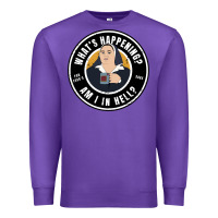Purple derry girls sister michael quote Premium Sweatshirt - lanVoArt