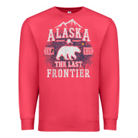 Cardinal alaska the last frontier shirt   adventure alaskan home gift t shirt Premium Sweatshirt - lanVoArt