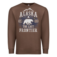 Chestnut alaska the last frontier shirt   adventure alaskan home gift t shirt Premium Sweatshirt - lanVoArt