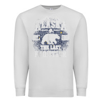 Dove Grey alaska the last frontier shirt   adventure alaskan home gift t shirt Premium Sweatshirt - lanVoArt