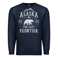 Alaska The Last Frontier Shirt   Adventure Alaskan Home Gift T Shirt Premium Sweatshirt | Teevron
