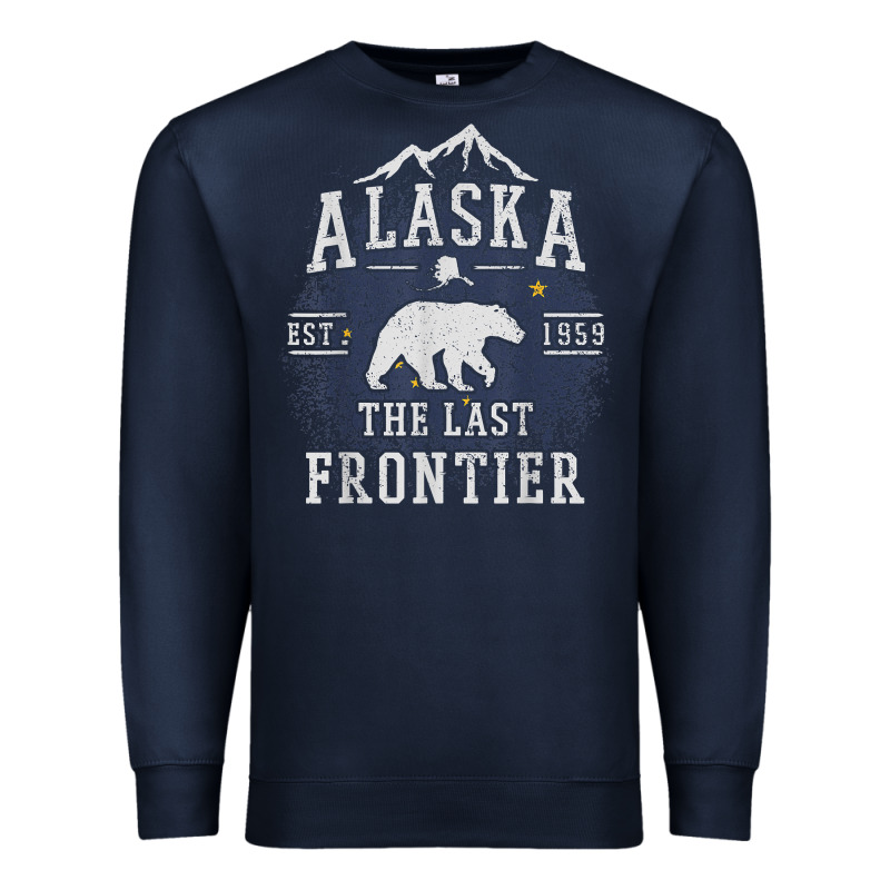Alaska The Last Frontier Shirt   Adventure Alaskan Home Gift T Shirt Premium Sweatshirt by lanVoArt | Teevron