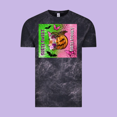 Sorta Sweet Sorta Spooky Vintage Tee Designed By Nancycooperartshop