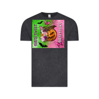 Vintage Black Sorta sweet sorta spooky Vintage Tee - NancyCooperArtShop