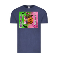 Vintage Denim Sorta sweet sorta spooky Vintage Tee - NancyCooperArtShop