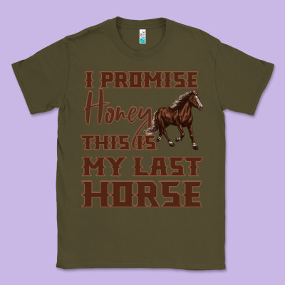 I Promise Honey This Is My Last Horse Classic Tee Designed By Bettercallsaul