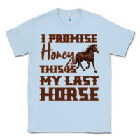 Dusty Blue I Promise Honey This Is My Last Horse Classic Tee - Bettercallsaul