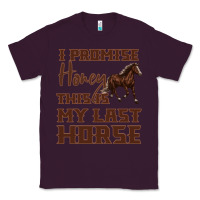 Plum I Promise Honey This Is My Last Horse Classic Tee - Bettercallsaul
