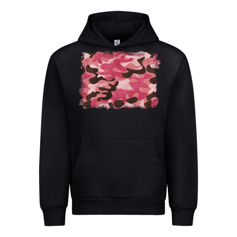 Pink Camouflage Background Urban Hoodie by BarkalooDesign | Teevron