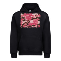 Black pink camouflage background Urban Hoodie - BarkalooDesign