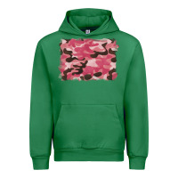 Emerald pink camouflage background Urban Hoodie - BarkalooDesign