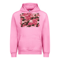 Fuchsia Pink pink camouflage background Urban Hoodie - BarkalooDesign