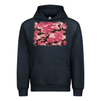 Navy pink camouflage background Urban Hoodie - BarkalooDesign