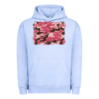 Pigment Grape Ice pink camouflage background Urban Hoodie - BarkalooDesign