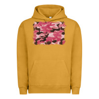 Pigment Peanut Butter pink camouflage background Urban Hoodie - BarkalooDesign