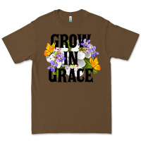 Cacao Grow In Grace Premium Tee - LillyAllenDesigns