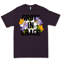 Plum Grow In Grace Premium Tee - LillyAllenDesigns