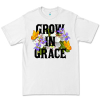 White Grow In Grace Premium Tee - LillyAllenDesigns