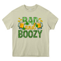 Mossy Bad And Boozy St. Patricks Heavy Core Tee - BundleAndBundleShop