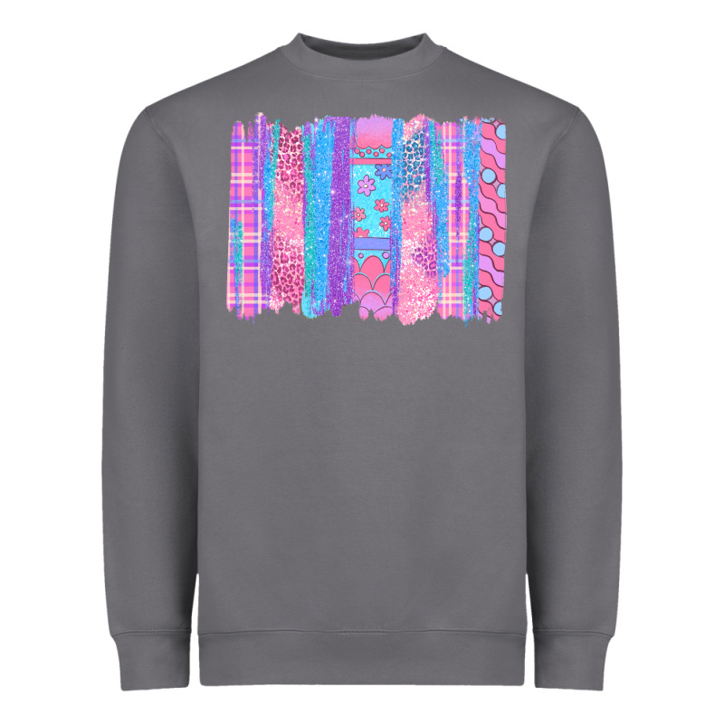 Pink Easter Brushstrokes Heavyweight Sweatshirt by BundleAndBundleShop | Teevron