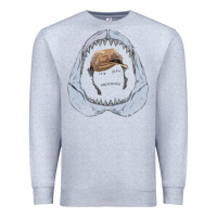 Heather Grey here's to swimmin' with bow legged women. Premium Sweatshirt - lanVoArt