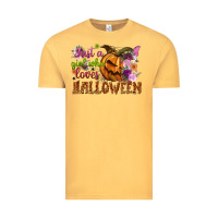 Vintage Mustard Just a girl who loves Halloween Vintage Tee - NancyCooperArtShop