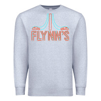 Heather Grey flynns place   tron   1980s Premium Sweatshirt - lanVoArt