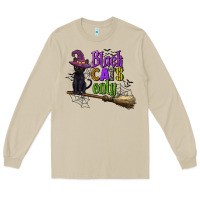 Mushroom black cats only Long Sleeve Tee - CowGirlArtShop