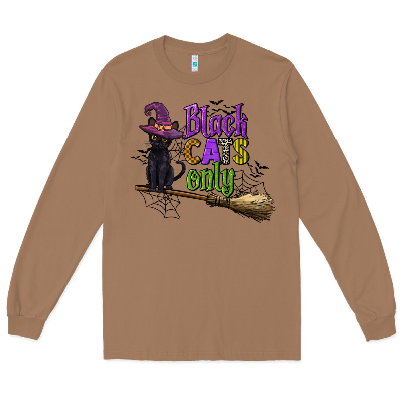 Black Cats Only Long Sleeve Tee by CowGirlArtShop | Teevron